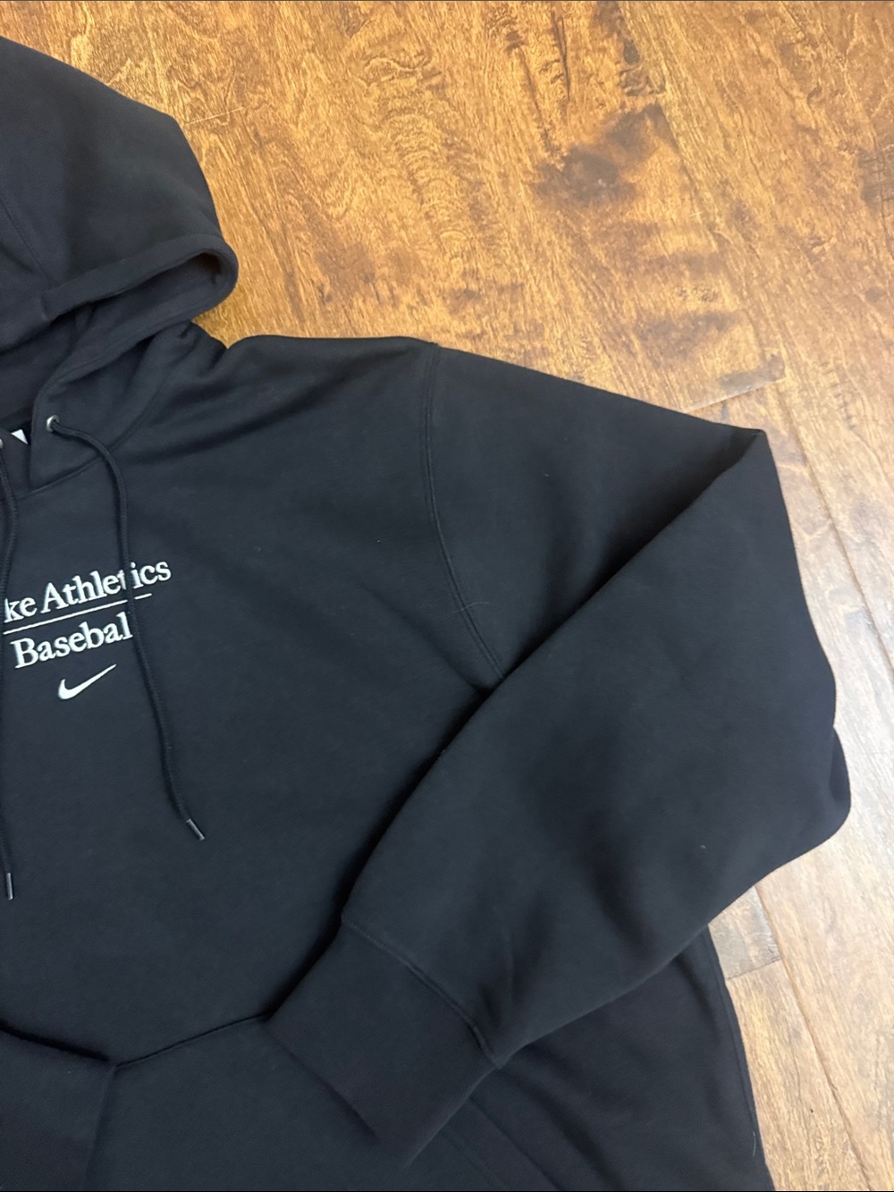 Nike Black 'Nike Athletics Baseball' Hooded Pullover - Picture 4 of 12